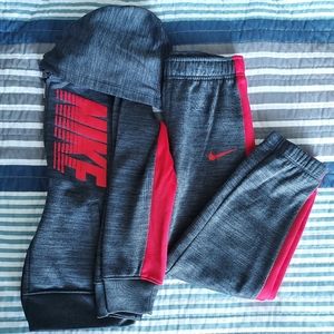 Boys Nike dri-fit jacket/jogger set